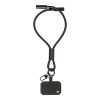 Smycz na nadgarstek, uchwyt na telefon, kabel 60W RPET P149769D ciemnoniebieski