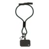 Smycz na nadgarstek, uchwyt na telefon, kabel 60W RPET P149769D ciemnozielony