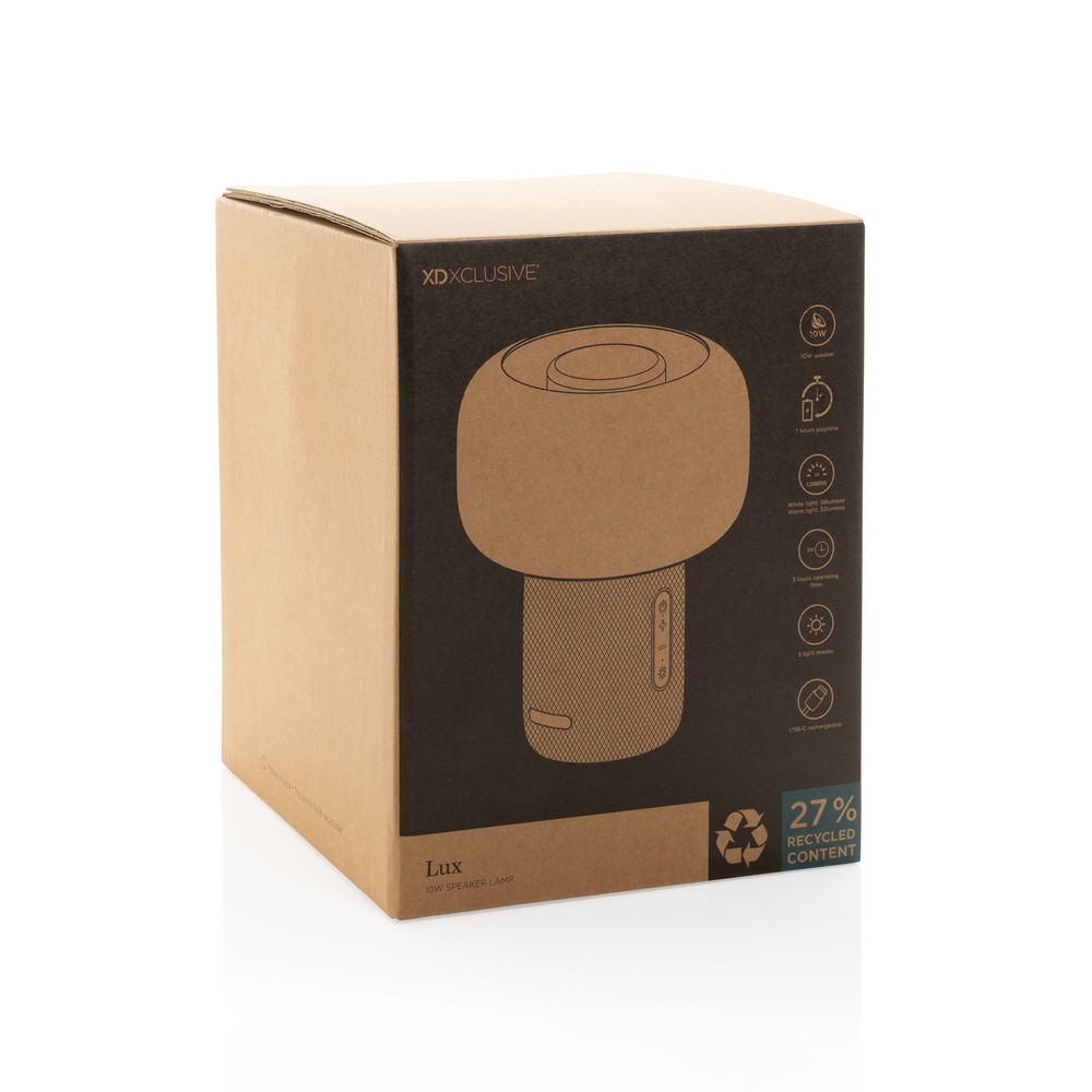 Głośnik bezprzewodowy 10W, lampka na biurko P151205X