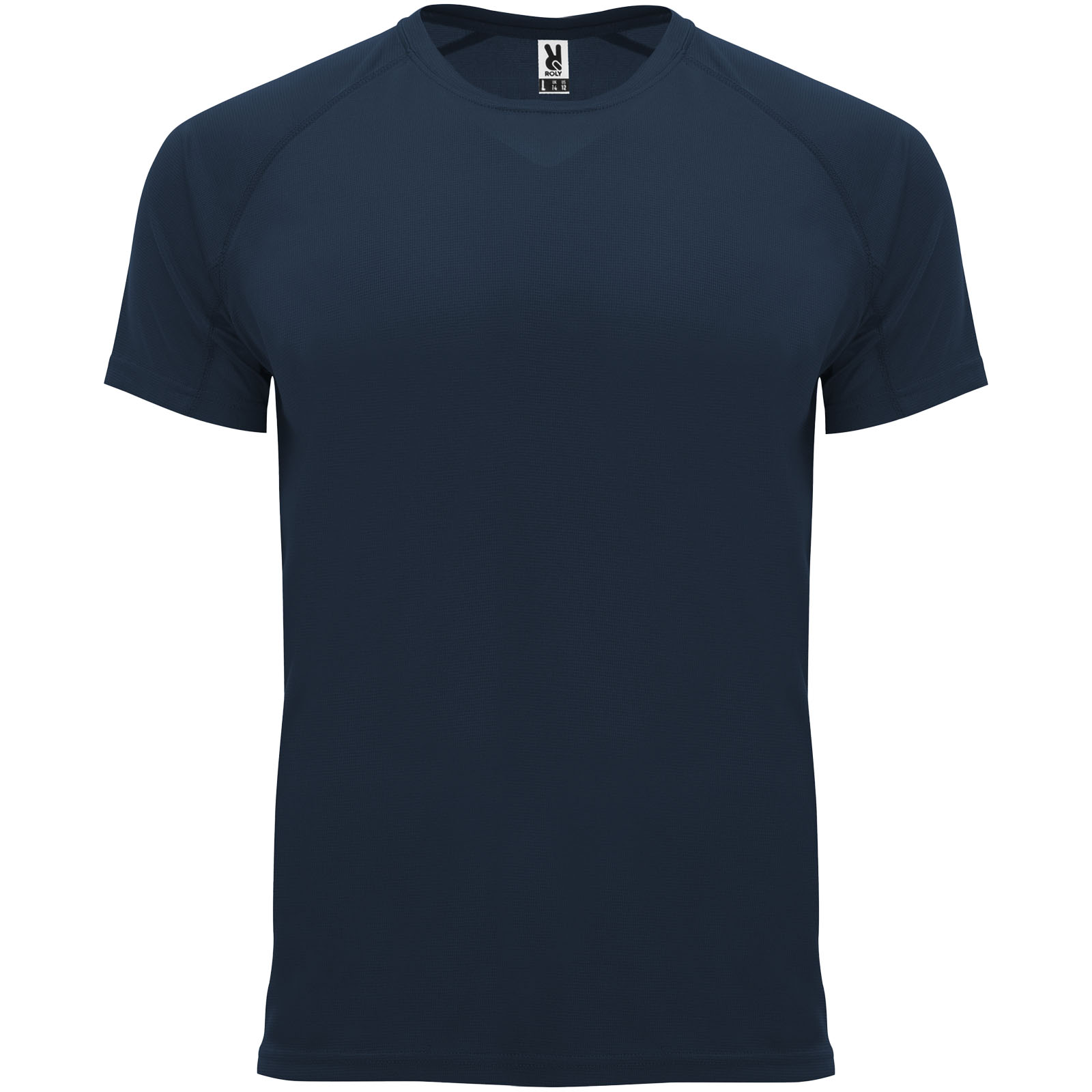 Bahrain sportowa koszulka męska z krótkim rękawem P077636C navy blue
