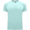 Bahrain sportowa koszulka męska z krótkim rękawem P077636C zielony miętowy
