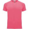 Bahrain sportowa koszulka męska z krótkim rękawem P077636C fluor lady pink