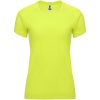 Bahrain sportowa koszulka damska z krótkim rękawem P077843C fluor yellow