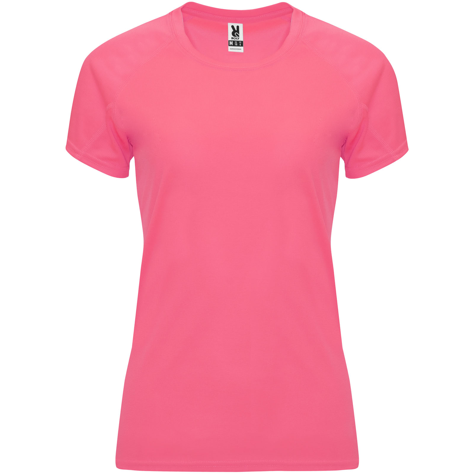 Bahrain sportowa koszulka damska z krótkim rękawem P077843C fluor lady pink
