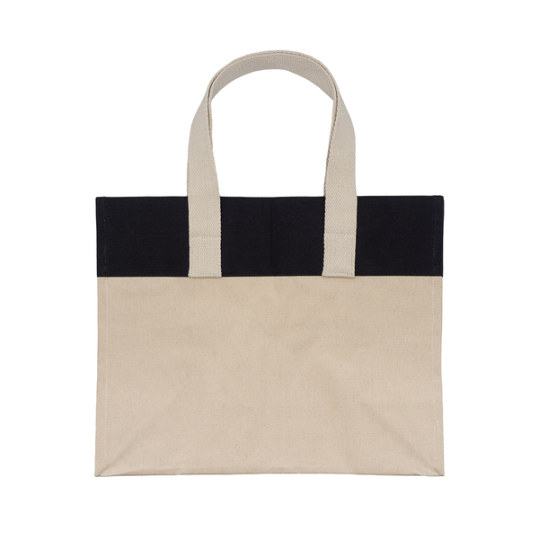 Torba bawełniana z kieszonką Alinea P151393R czarny