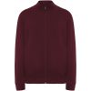 Ulan bluza unisex z zamkiem błyskawicznym na całej długości P081504C garnet