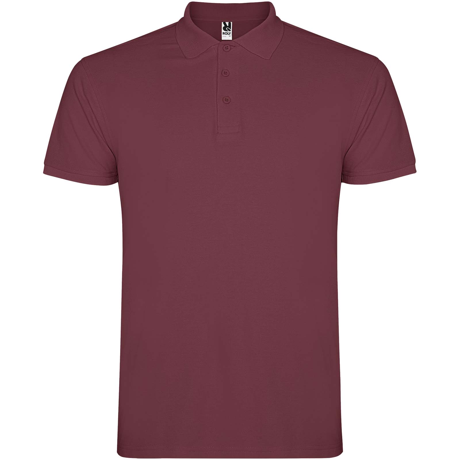 Star koszulka męska polo z krótkim rękawem P081116C berry red