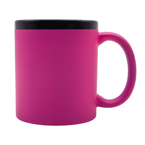 Kubek ceramiczny Velluto 350 ml P151406R magenta