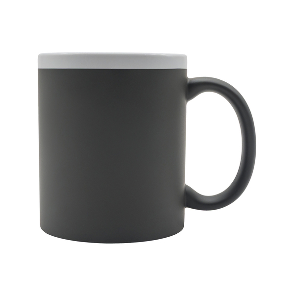 Kubek ceramiczny Velutti 350 ml P151412R szary