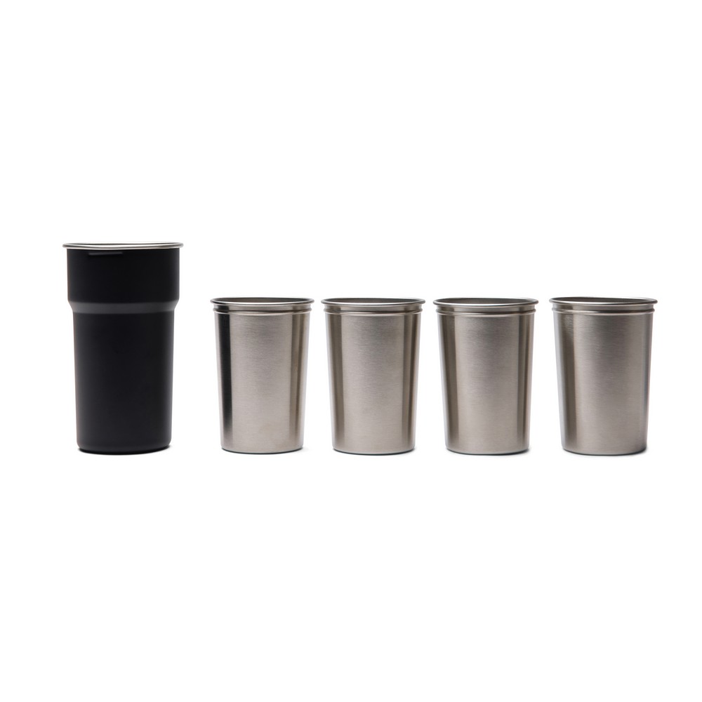 Zestaw kubków podróżnych 250 ml VINGA Parks, 4 el. P151329X