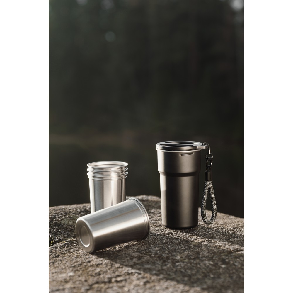 Zestaw kubków podróżnych 250 ml VINGA Parks, 4 el. P151329X