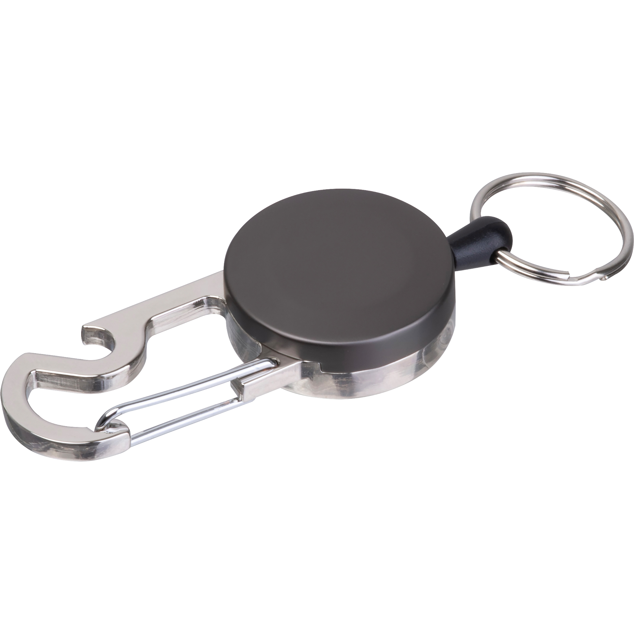 Brelok do kluczy z linką, karabińczykiem i otwieraczem do butelek PEGGY P151014K 2 Brelok do kluczy z linką, karabińczykiem i otwieraczem do butelek PEGGY P151014K