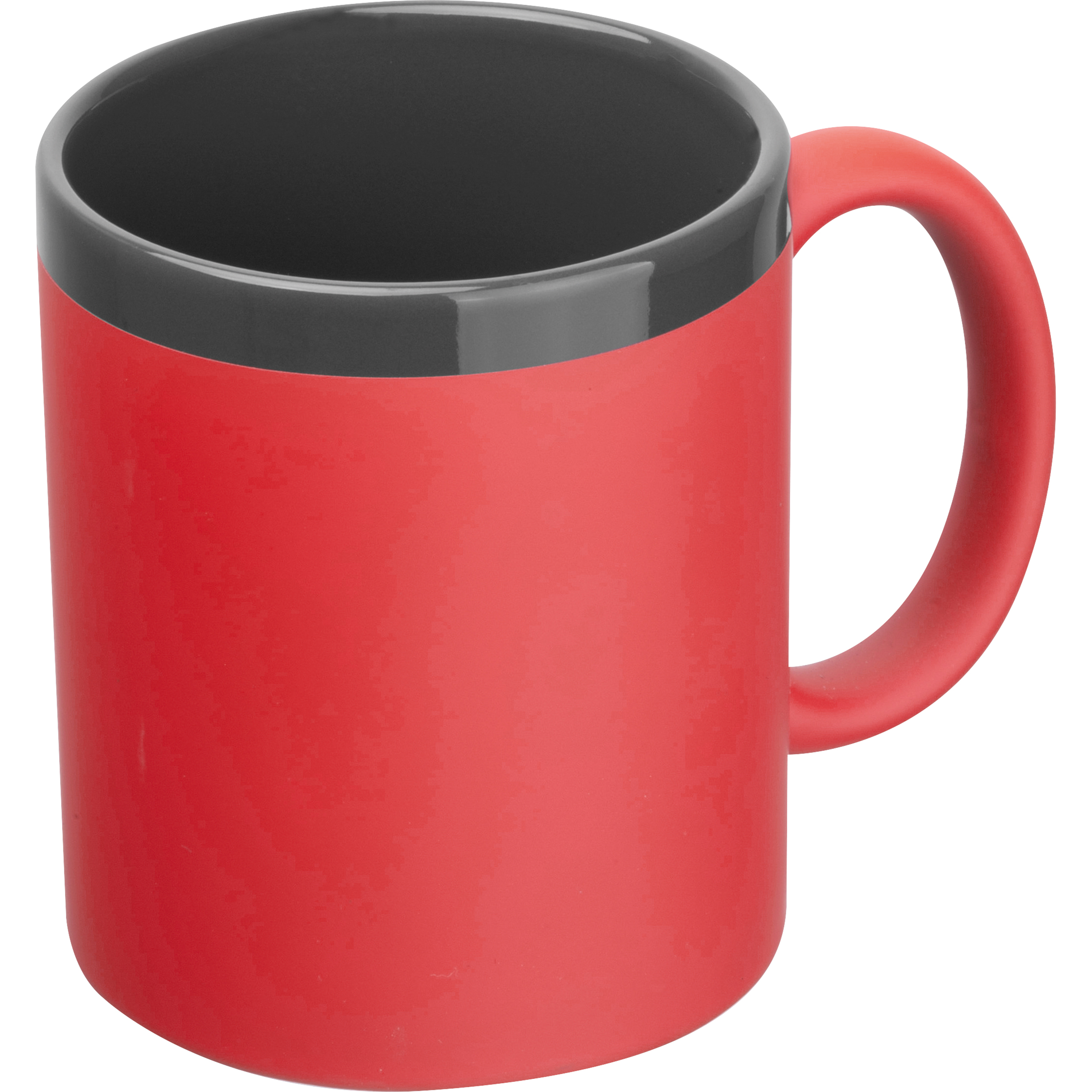 Kubek ceramiczny soft-touch 300 ml RONALD P150875K MC-85497-W