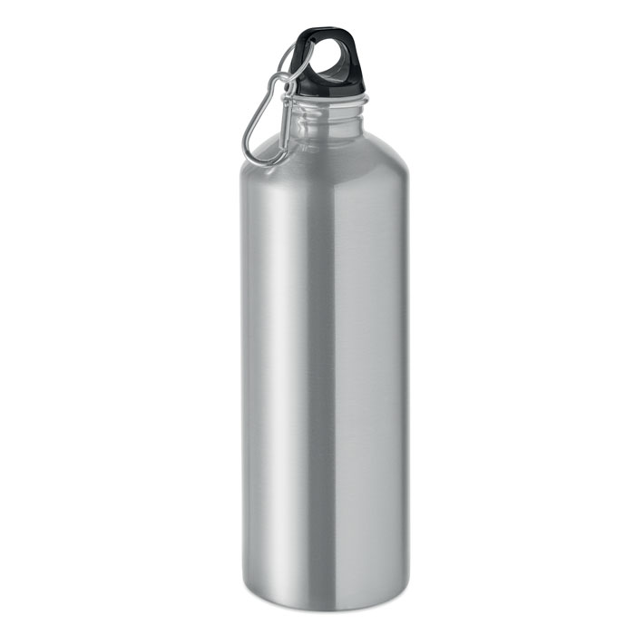 Butelka z 1 ścianką 1000 ml P147276O srebrny mat Butelka z 1 ścianką 1000 ml P147276O srebrny mat