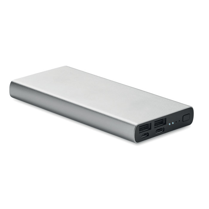 Power bank 10000 mAh P045670O srebrny mat