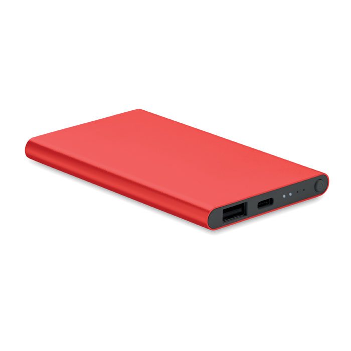 Power Bank 4000 mAh typ C P045768O czerwony Power Bank 4000 mAh typ C P045768O czerwony