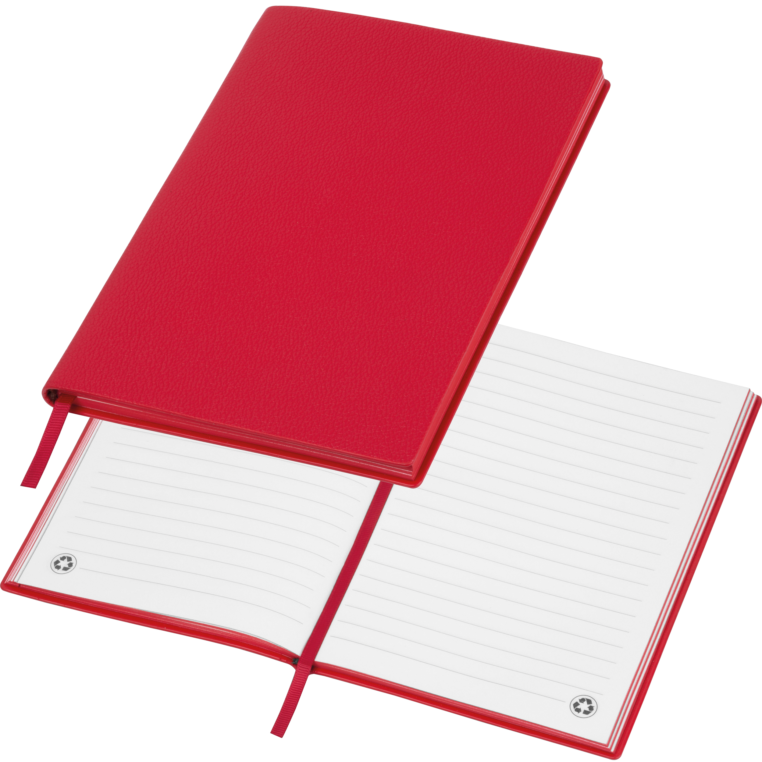 Notatnik A5 w linię HENRI P151036K czerwony