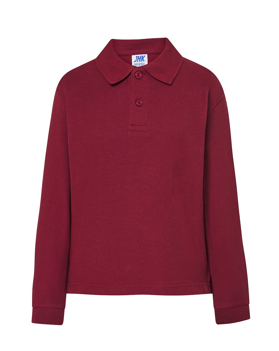 Koszulka polo pkid 200 ls P138092H burgundy
