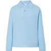 Koszulka polo pkid 200 ls P138092H sky blue