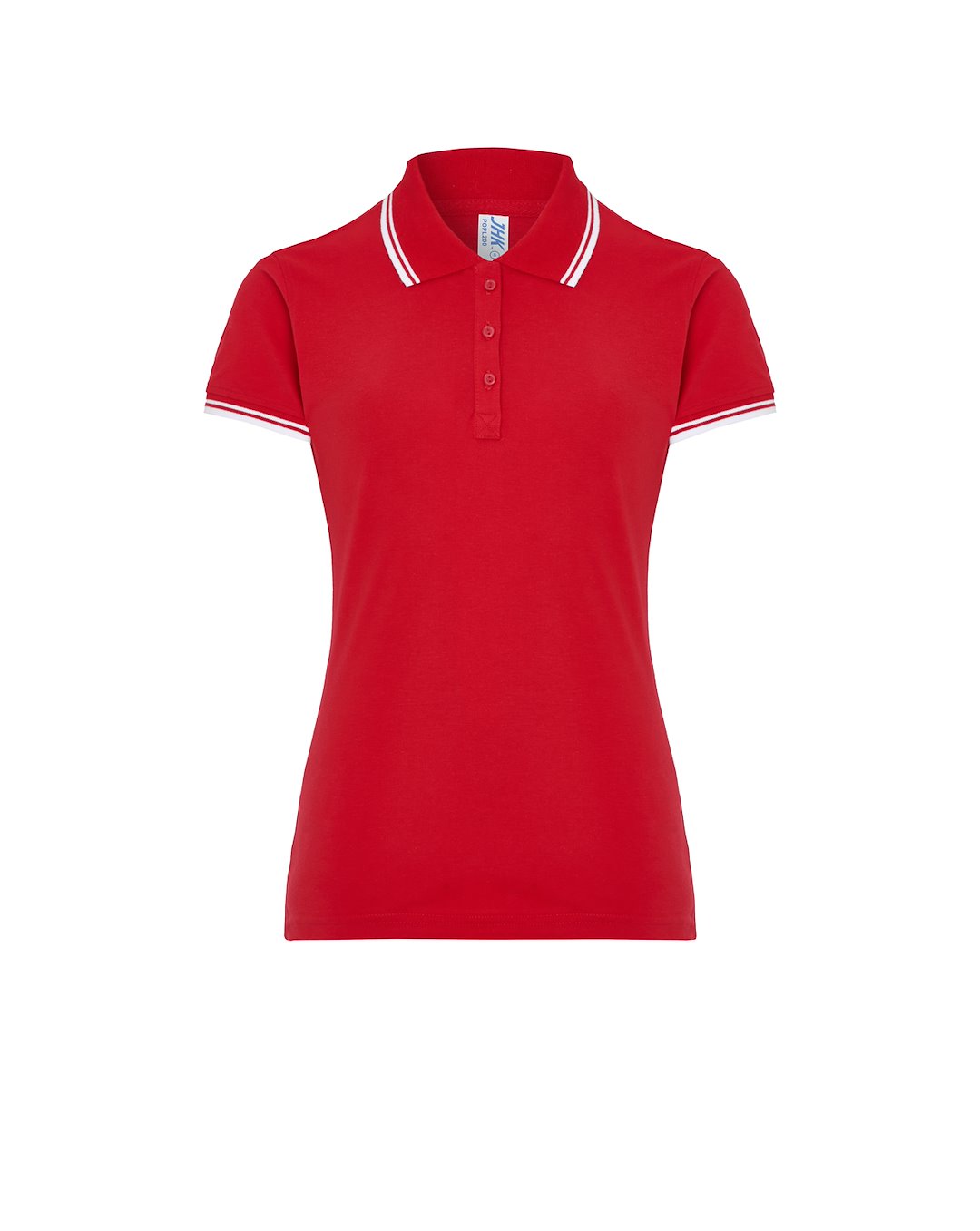 Koszulka polo popl 200 P137916H red / white
