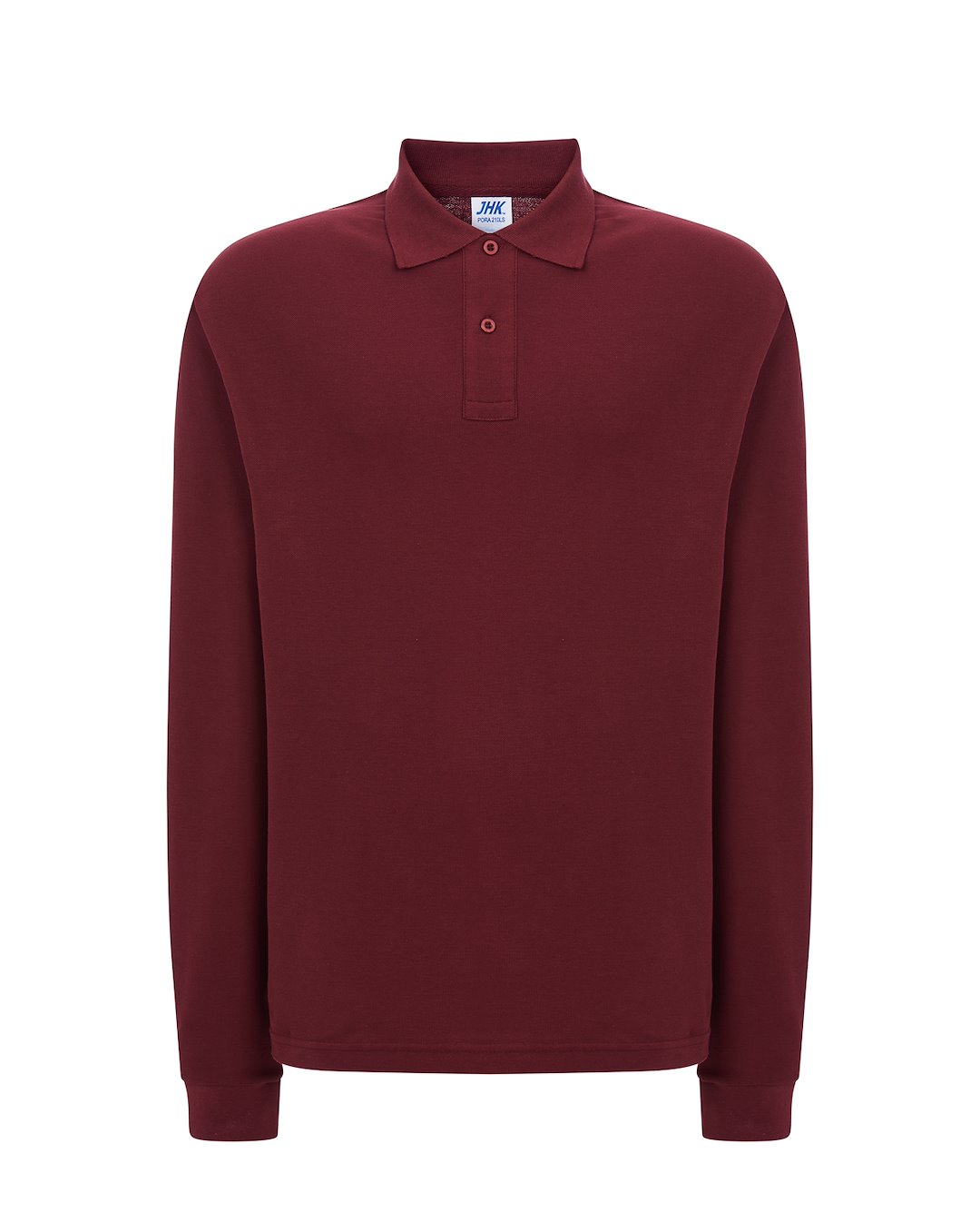 Koszulka polo pora 210 ls polo regular man ls P138001H burgundy
