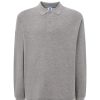 Koszulka polo pora 210 ls polo regular man ls P138001H grey melange