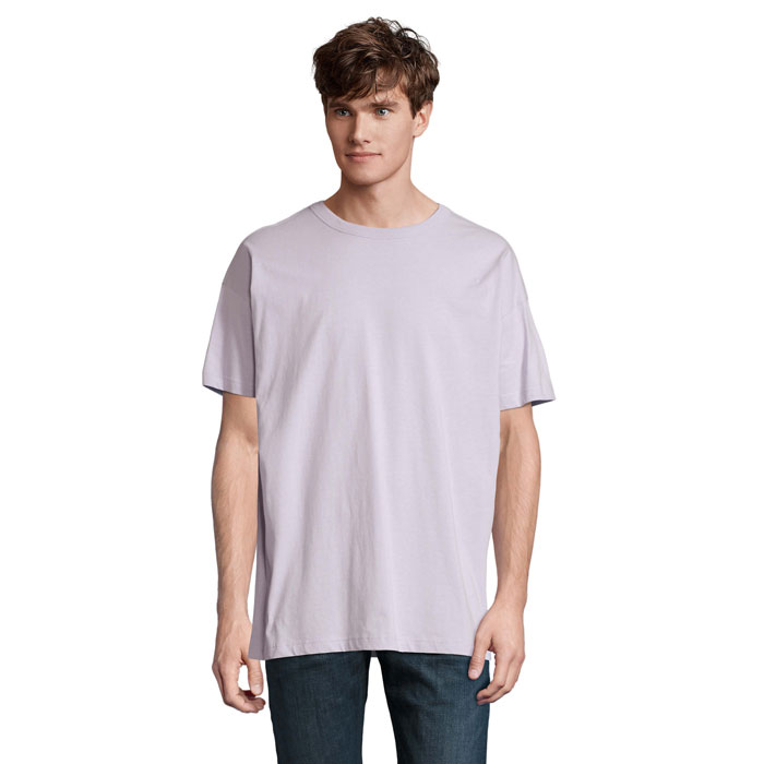 BOXY MEN T-SHIRT OVERSIZE P125756O lilac BOXY MEN T-SHIRT OVERSIZE P125756O lilac