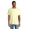 BOXY MEN T-SHIRT OVERSIZE P125756O jasnożółty BOXY MEN T-SHIRT OVERSIZE P125756O jasnożółty