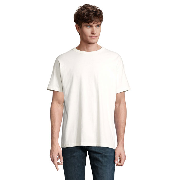 BOXY MEN T-SHIRT OVERSIZE P125756O off / white BOXY MEN T-SHIRT OVERSIZE P125756O off / white