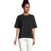 BOXY WOMEN T-SHIRT OVERSIZE P125791O deep black