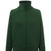 Bluza dresowa swrk fuzip P140982H bottle green