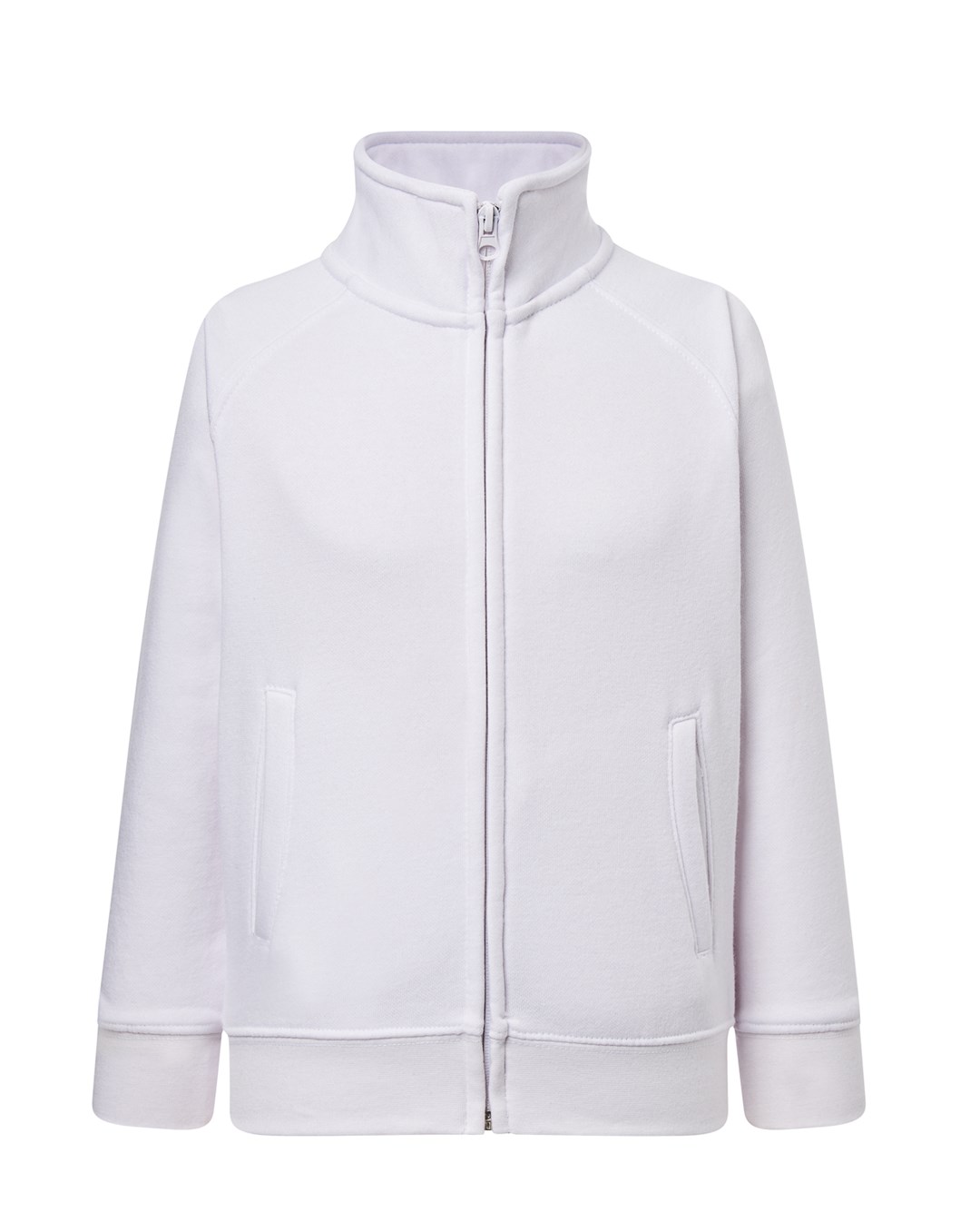 Bluza dresowa swrk fuzip P140982H wh white