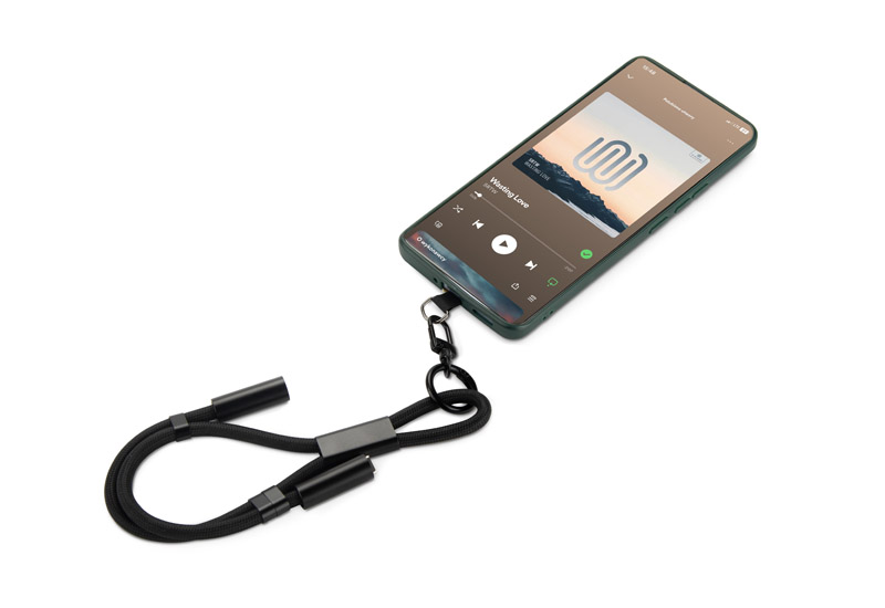 Smycz do telefonu z funkcją ładowania CHARD MINI 60W P152198A