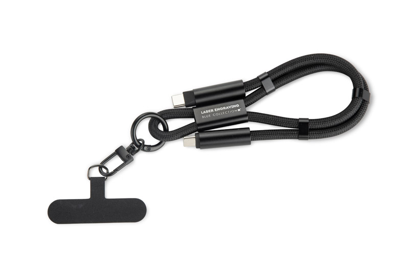 Smycz do telefonu z funkcją ładowania CHARD MINI 60W P152198A