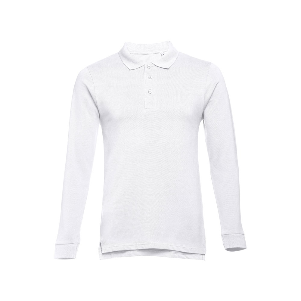 THC BERN WH II. Męska bawełniana koszulka polo z długim rękawem P152729S ST-11170-106-XXL