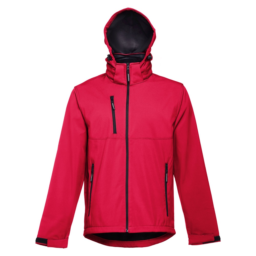 THC ZAGREB II. Męska kurtka softshell z poliestru i elastanu P152762S