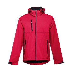THC ZAGREB II. Męska kurtka softshell z poliestru i elastanu P152762S
