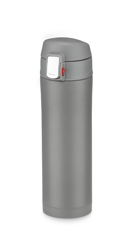 Kubek termiczny LOCK MAT 440 ml P152186A szary