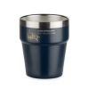 Kubek z recyklingowanej stali nierdzewnej MAKEL 300 ml P151658A granatowy