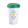 Kubek Freedom Classic 280 ml P041819M biały / zielony