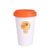Kubek Freedom Classic 280 ml P041819M biały / pomarańczowy