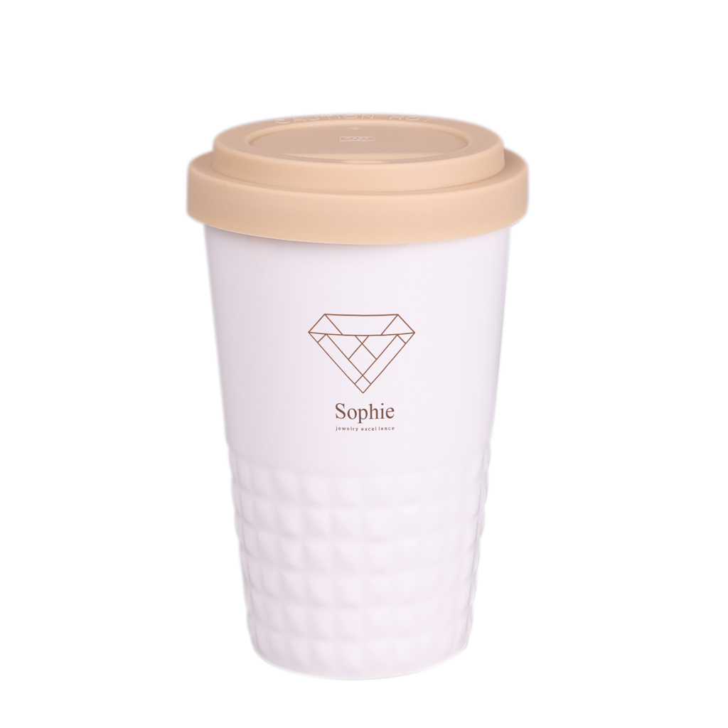 Kubek Freedom Excellence Classic 280 ml P041852M biały / desert sand