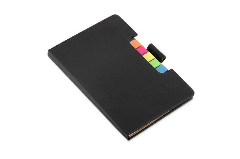Notes z karteczkami samoprzylepnymi STIKLO A6 P152210A czarny