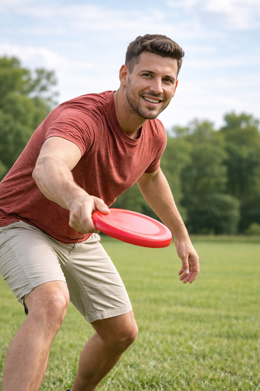 Frisbee ZING P151613A czerwony