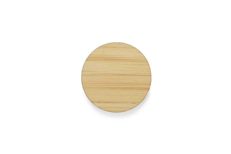 Przypinka bambusowa ROUND P152138A