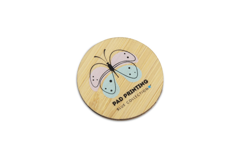 Przypinka bambusowa ROUND P152138A