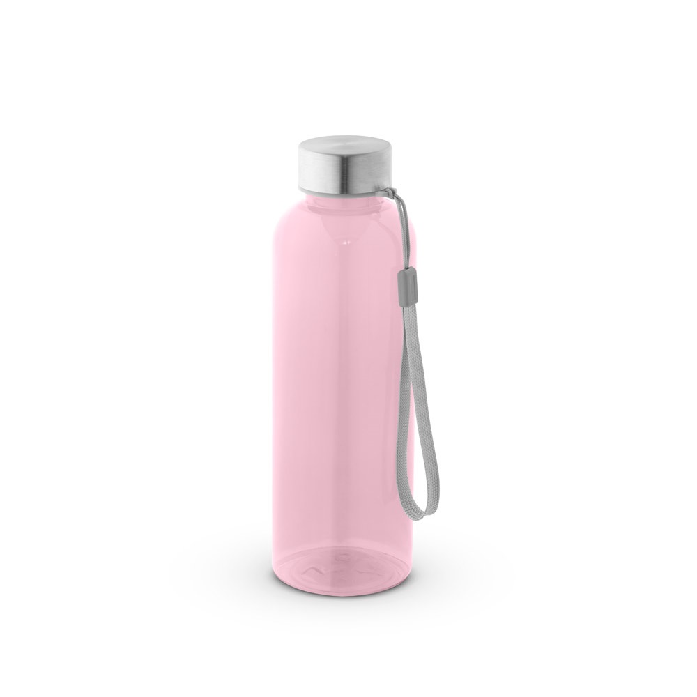 ENDERS M. Butelka PET z recyklingu (100% rPET) z błyszczącym, półprzezroczystym wykończeniem 600 ml P097418S jasny różowy ENDERS M. Butelka PET z recyklingu (100% rPET) z błyszczącym, półprzezroczystym wykończeniem 600 ml P097418S jasny różowy
