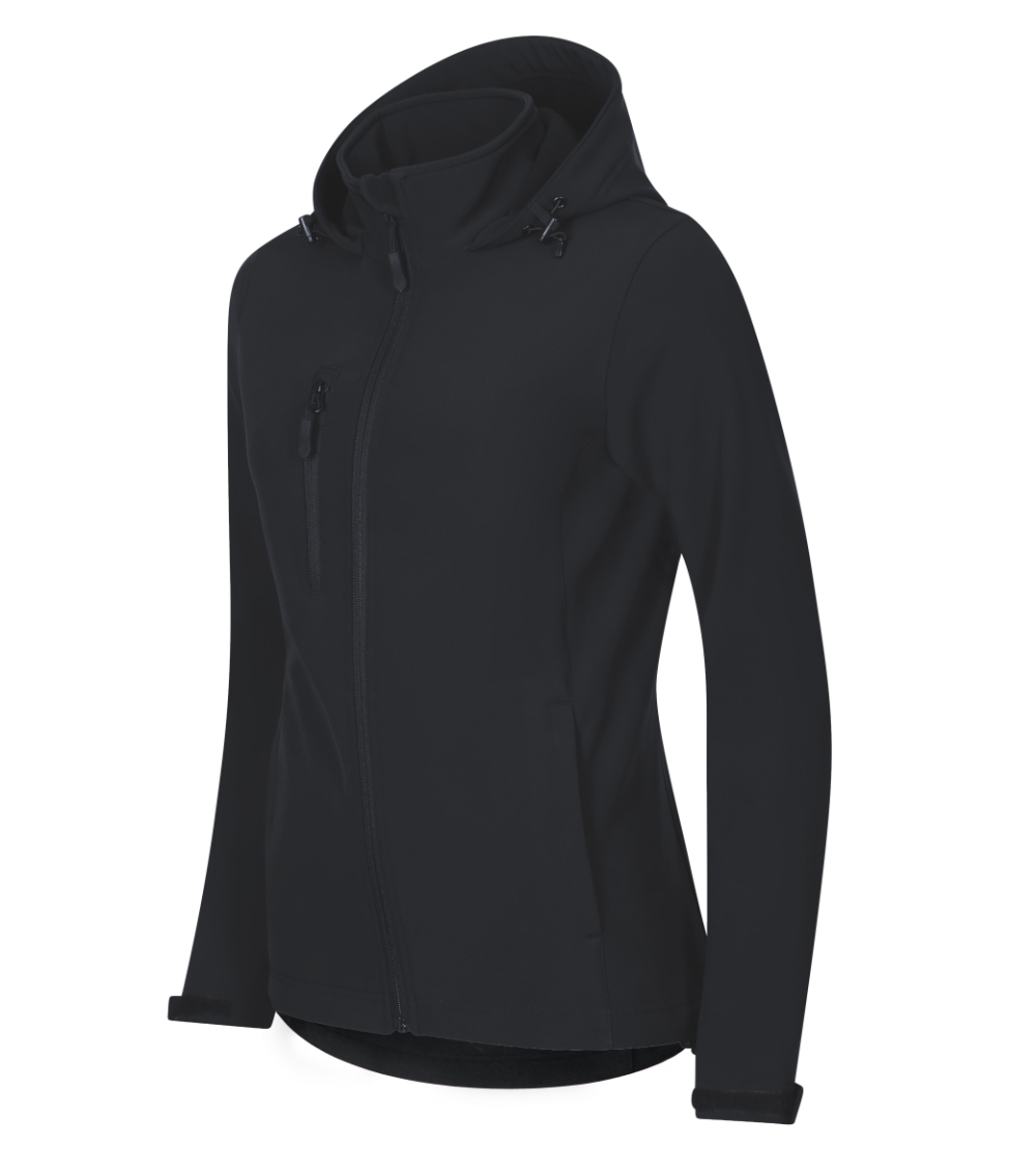 Softshell kurtka damska Trail P152572F ebony gray