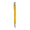 BETA SOFT. Aluminiowy długopis o gumowym wykończeniu P035184S żółty