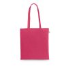 MEXICO. Torba wykonana w recyklingowanej bawełny (70%) i w poliestru (30% rPET) (150 g/m²) P097465S różowy